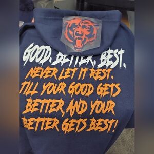 Bears Zip Up With Logo On Hood